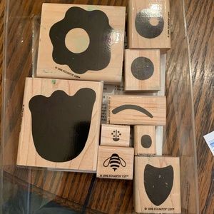 Posy and Bee rubber stamp set